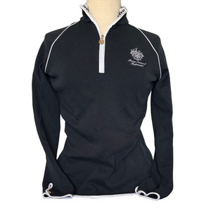 Clover by Bobby Jones Trump National Bedminster Half-Zip Pullover Large Black